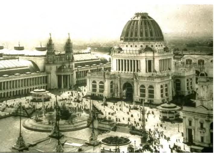 Figure 3.5 – 2: The exposition incorporated many classical city features that had been neglected by urban designers of that era.